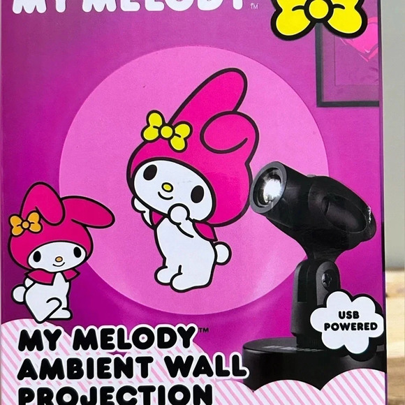 MY MELODY AMBIENT WALL PROJECTION. DELIGHTFUL AMBIANCE. USB POWERED. BRAND NEW! - Picture 5 of 12